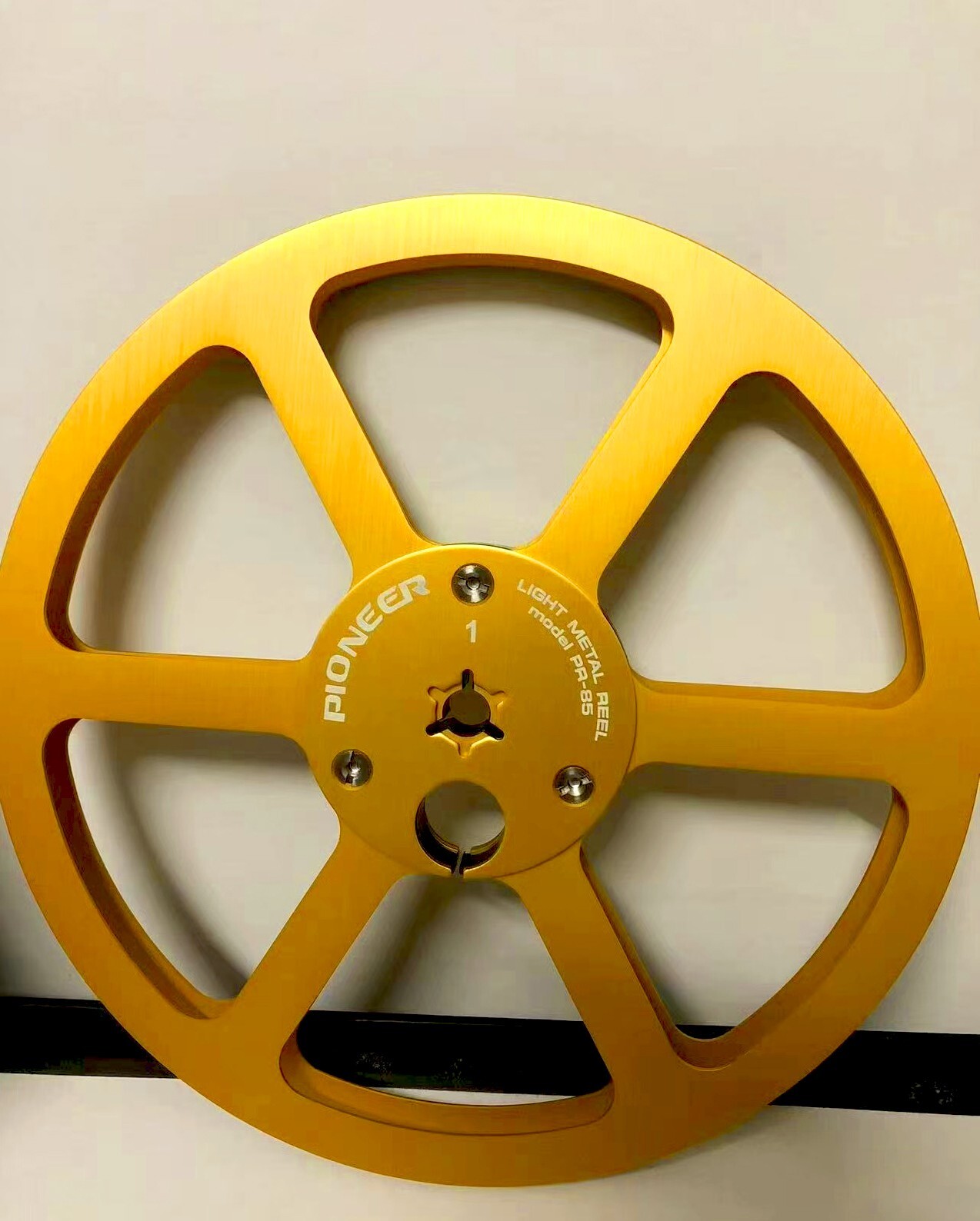 2X 7” Pioneer gold PR-85 Aluminum Reel to Reel RT-707 909 Empty Take Up Reel
