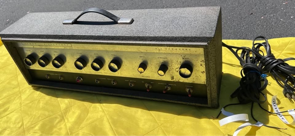 Vintage Silvertone 1485 Tube Amp Head – Serviced & Working – 1960s Danelectro