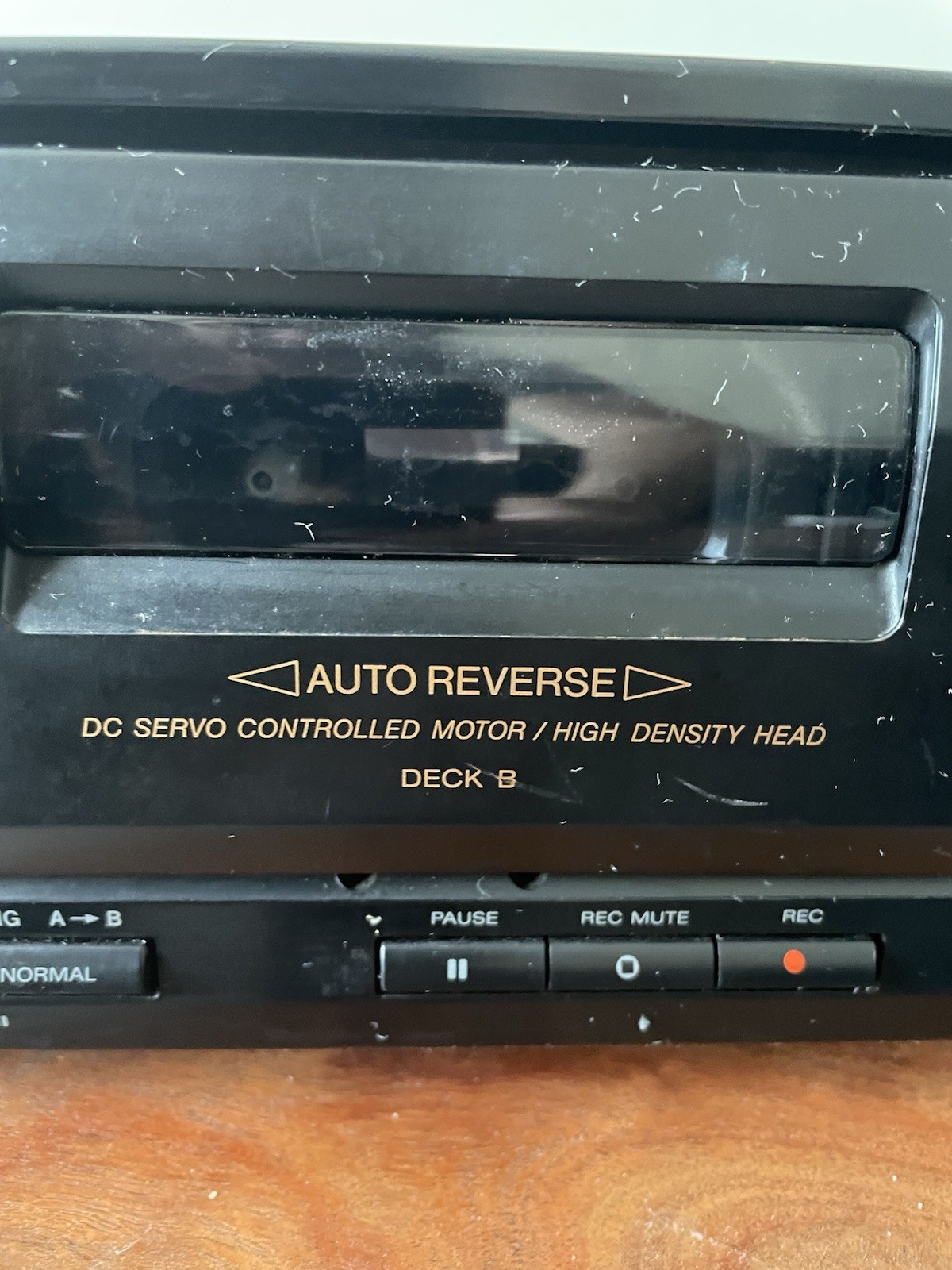 SONY TC-WR 465 Double Cassette Deck Auro Reverse Tested Works Made in Malaysia
