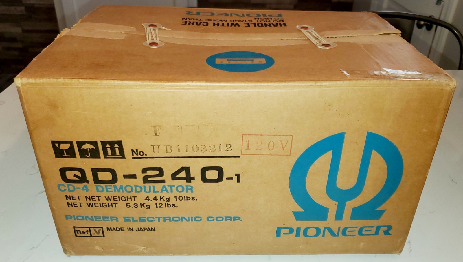 Pioneer QD-240 CD-4 Four Channel Demodulator Audio Processor MT. Cond. w/ EXTRAS