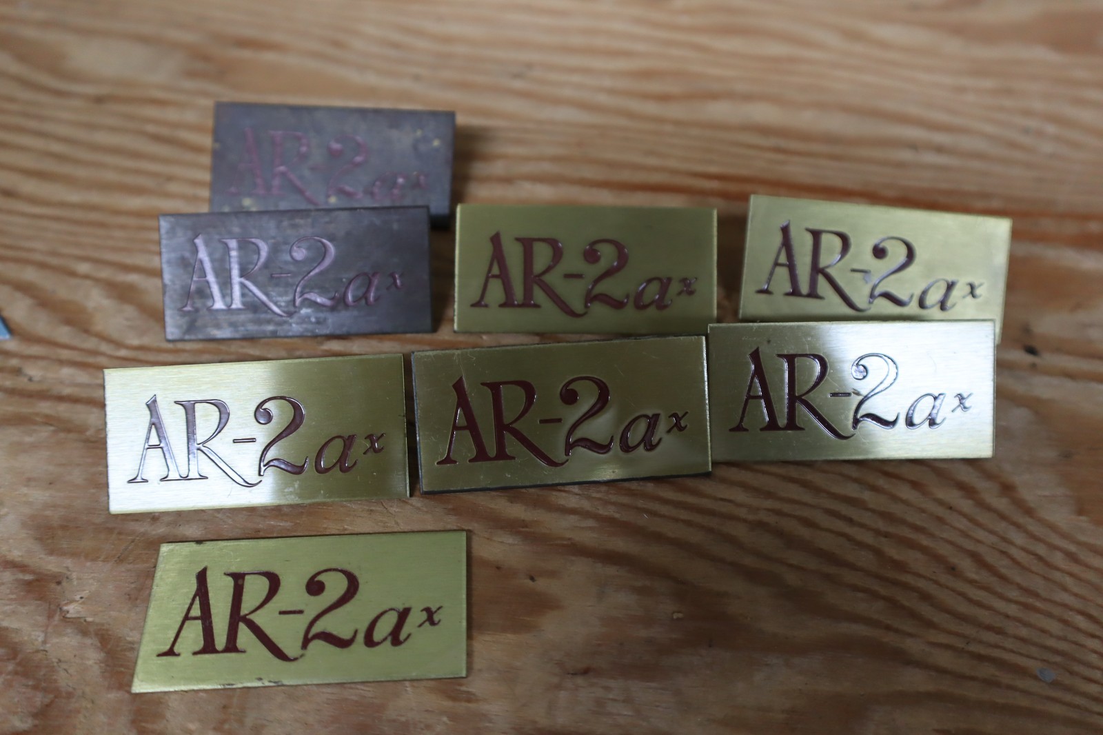 ACOUSTIC RESEARCH AR2x SPEAKER GRILL BADGE NAMEPLATE LOGO ORIGINAL
