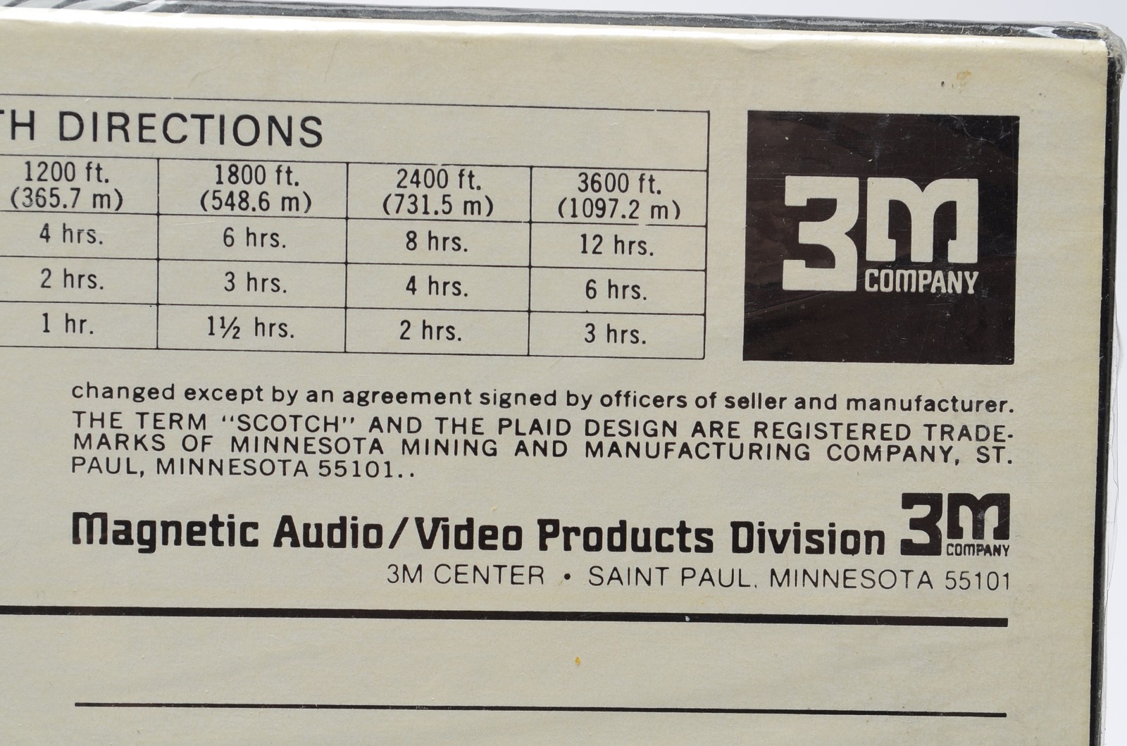 NOS Scotch 7″ Metal Reel RB-1/4-7M Reel to Reel Tape Reel Sealed 3M Japan VTG