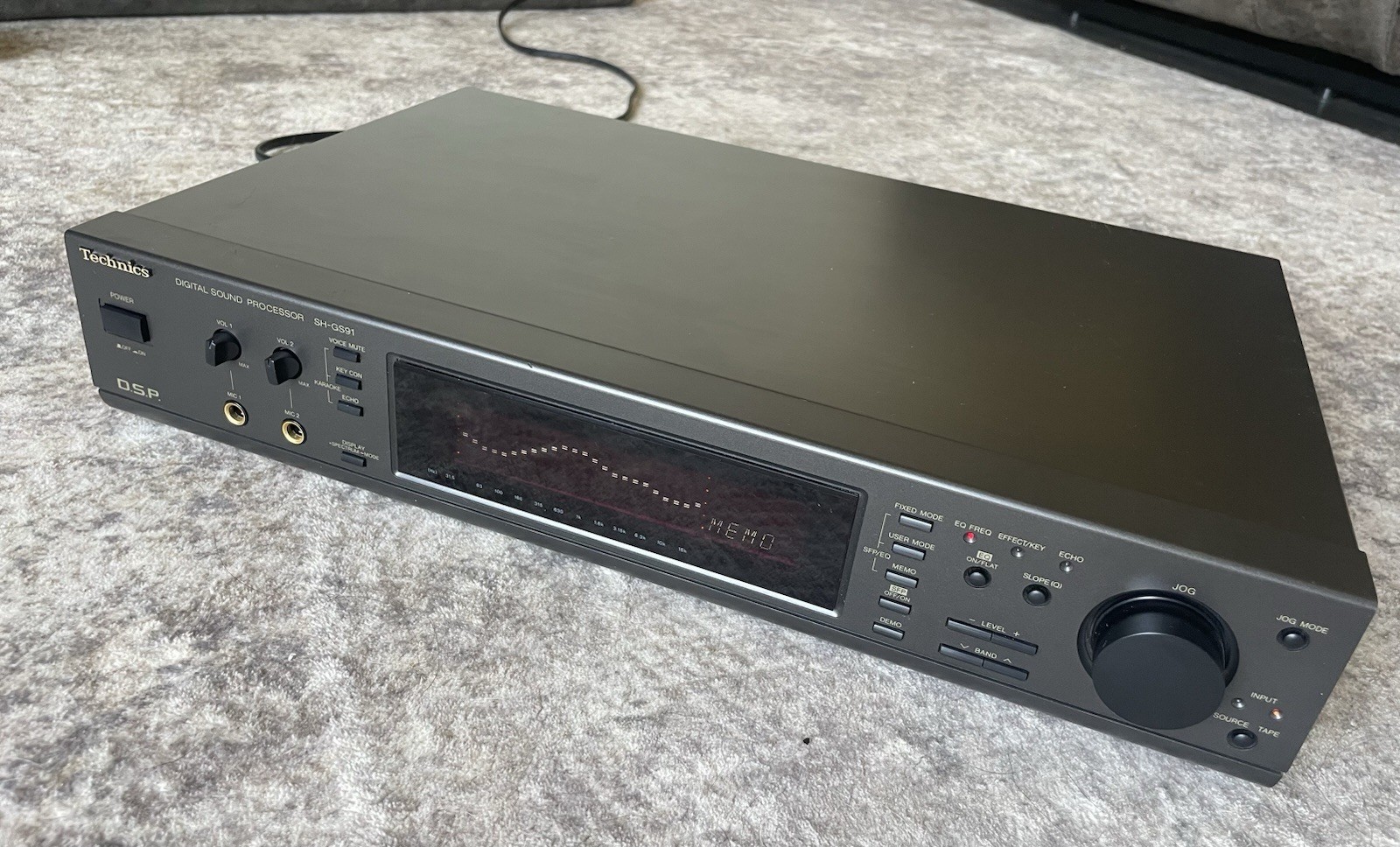 Technics SH-GS91 DSP Digital Sound Processor Equalizer…Made In Japan