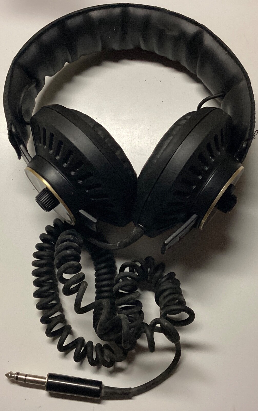 Vintage Recoton ST-11 Power Drive Mono Stereo Headphones USED Tested Works