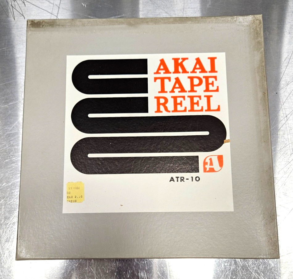 Vtg AKAI OEM ATR-10 10″ Empty Metal Take-Up 1/4″ Tape Reel (to Reel). NEW (R2R)