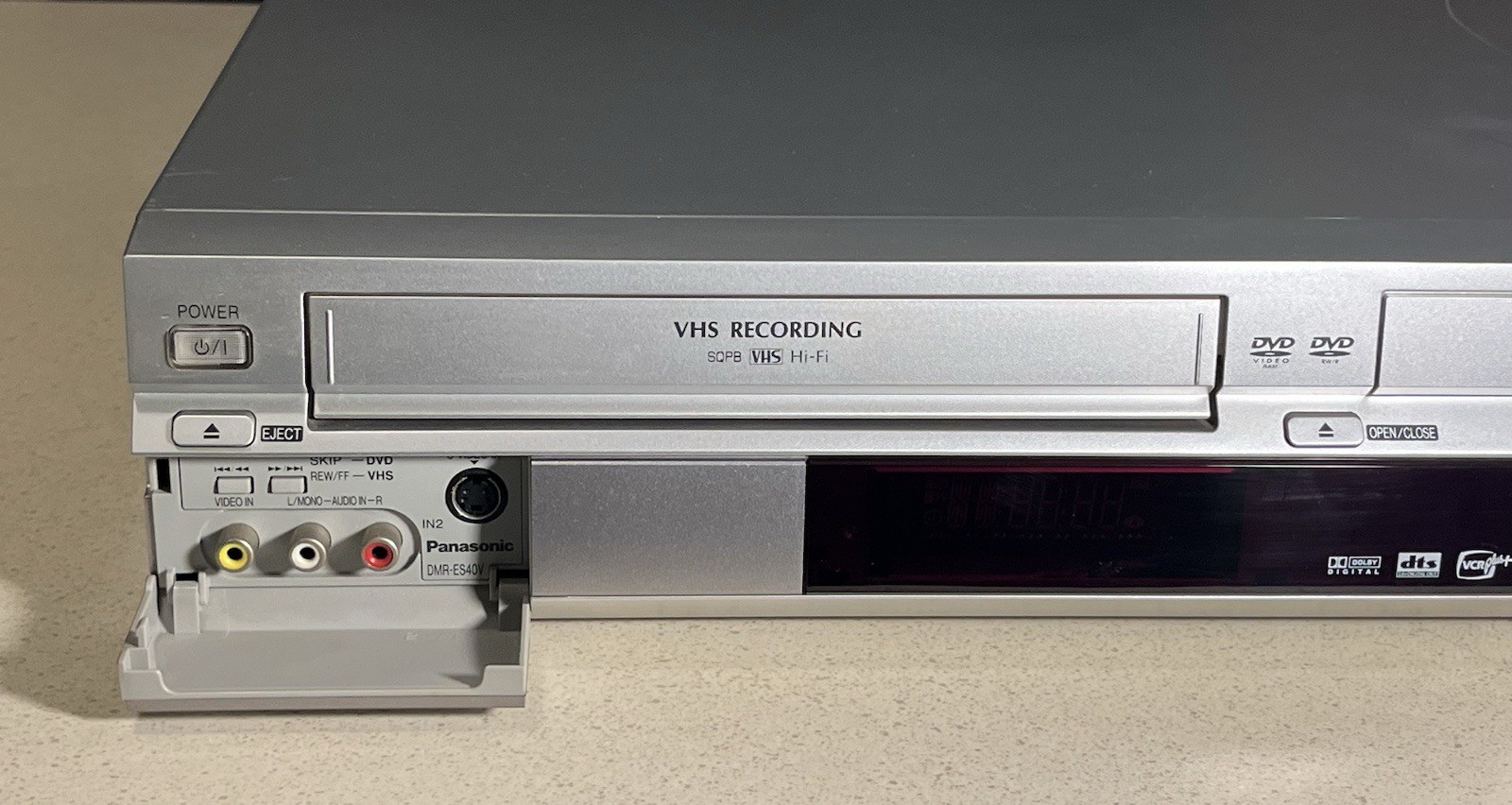 Panasonic DMR-ES40V Combo DVD/VHS VCR Combo Player Recorder | No Remote | Tested