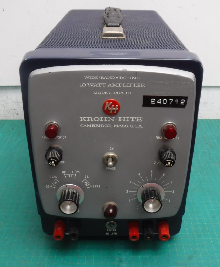 Krohn-Hite DCA-10 Vacuum Tube Amplifier 10 Watt
