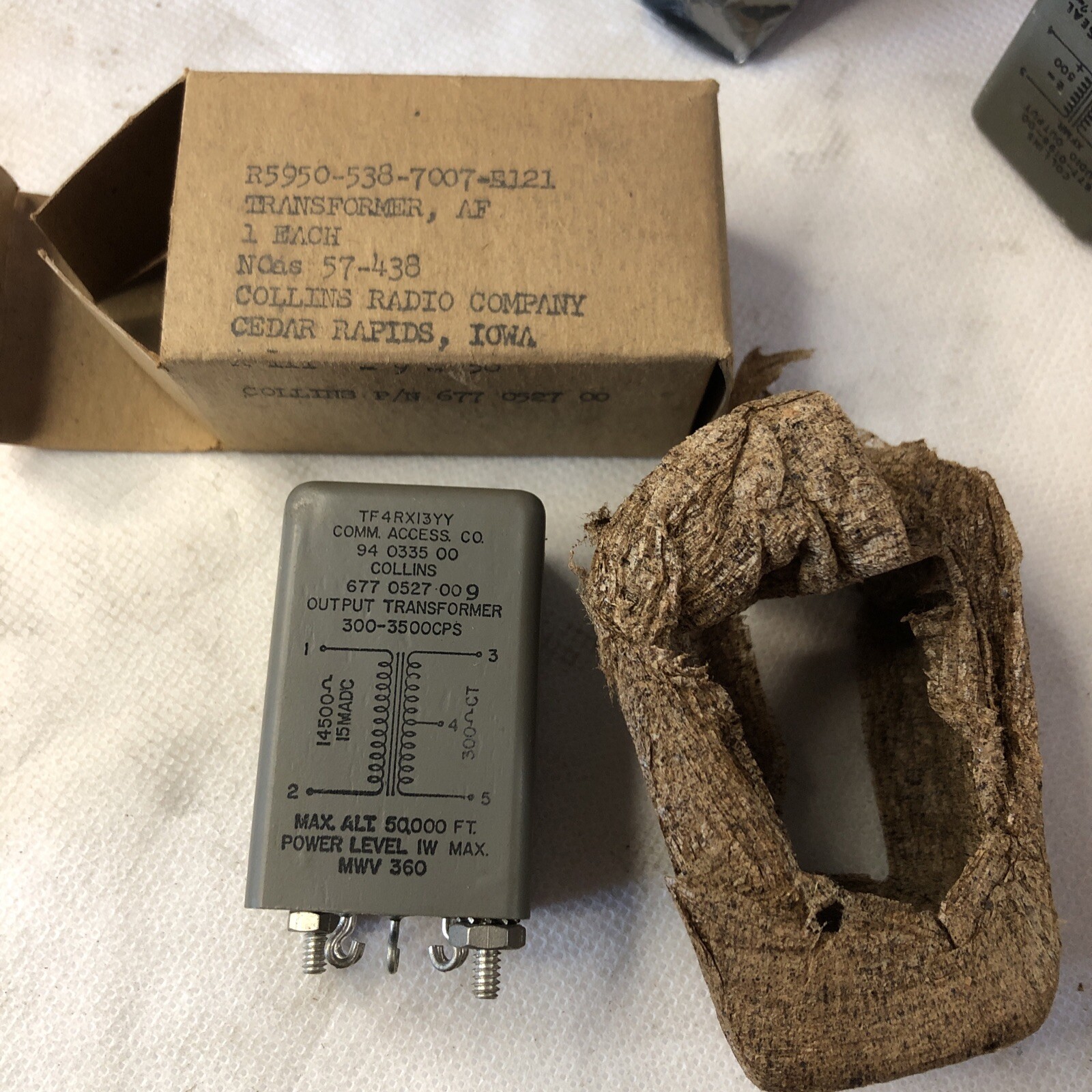 NOS Collins Transformer Noas 57-438 TF 4RXI3YY 677 0527 009 R5950-538-7007-E121