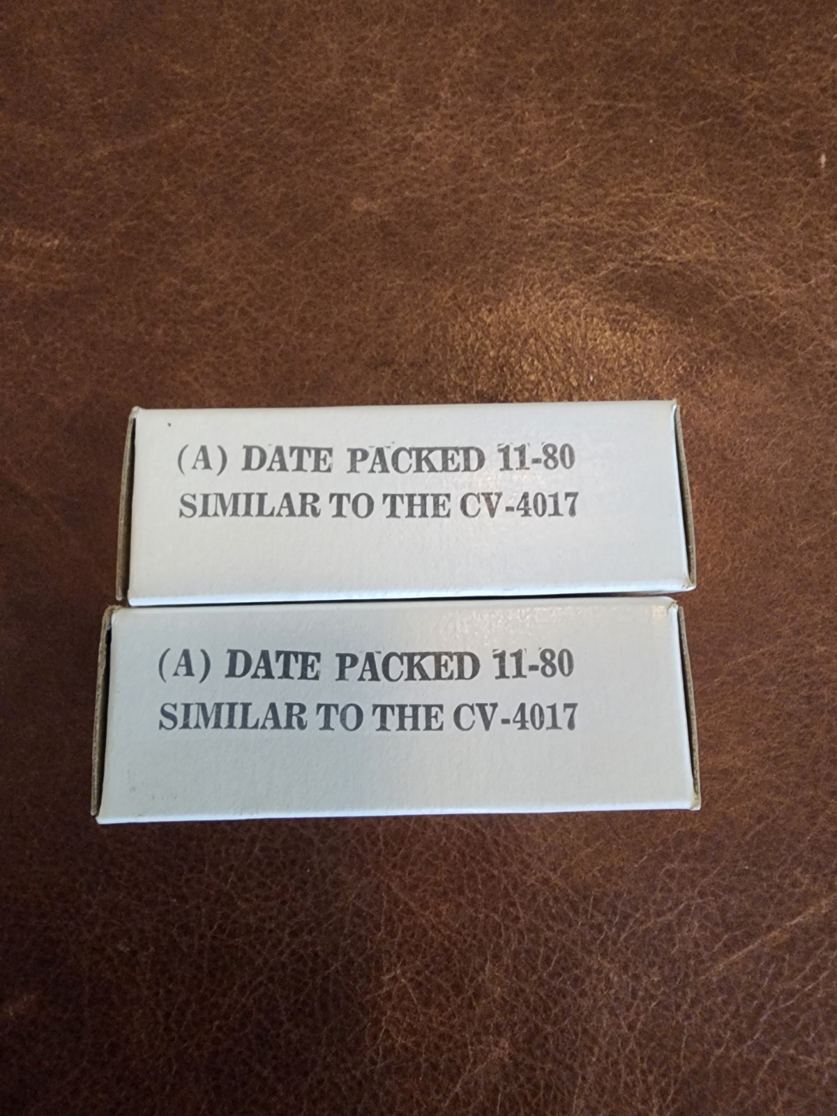 GTE Sylvania – JAN 5751 NOS Tubes Pair (2) Original Box Date Code 11-80 Untested