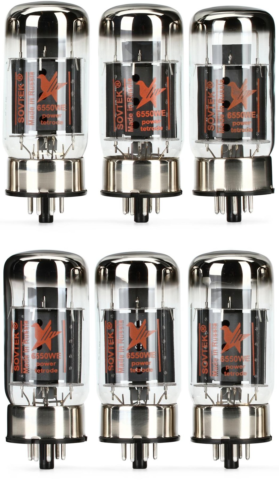 Sovtek 6550WE Power Tubes – Matched Sextet