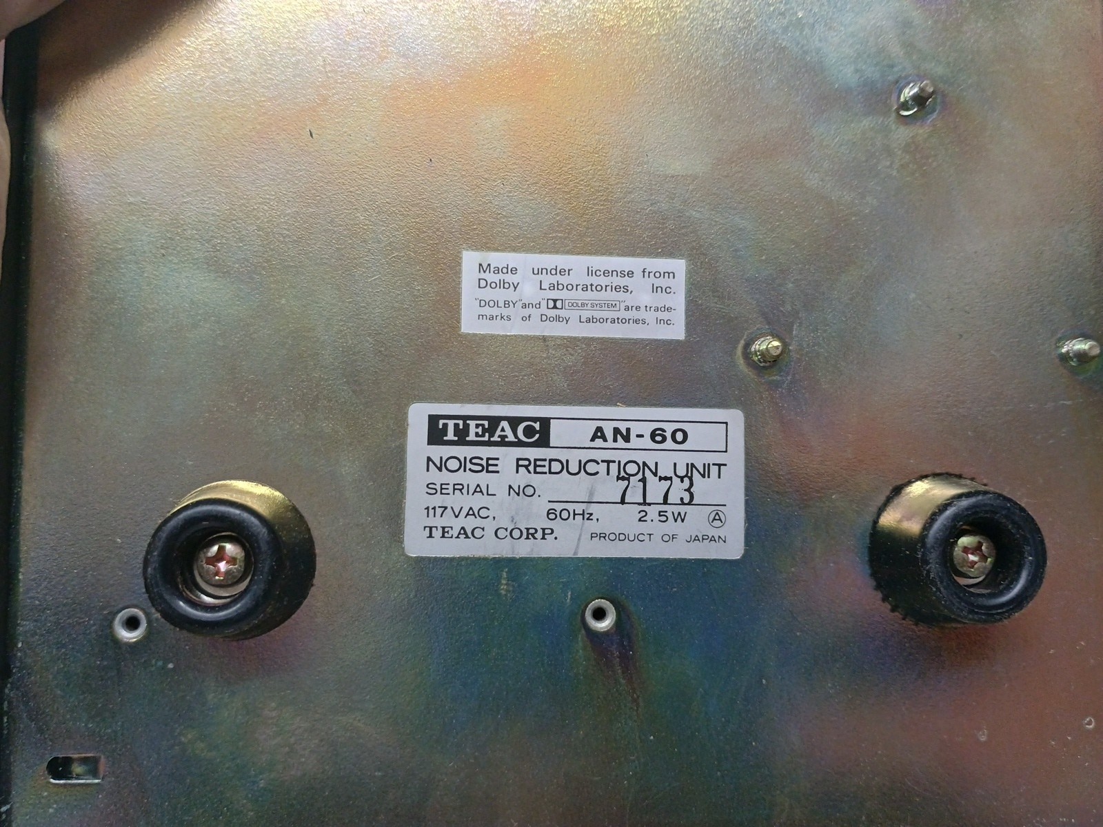 TEAC AN-60 W Noise Reduction Unit – Great condition