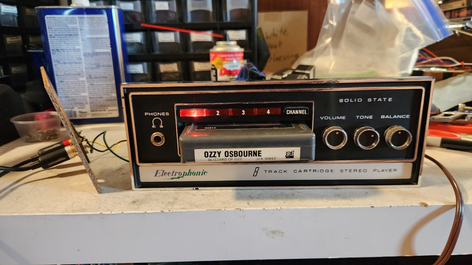 Electrophonic (Morse) TP-2100 8-Track Player FULLY RESTORED See Details