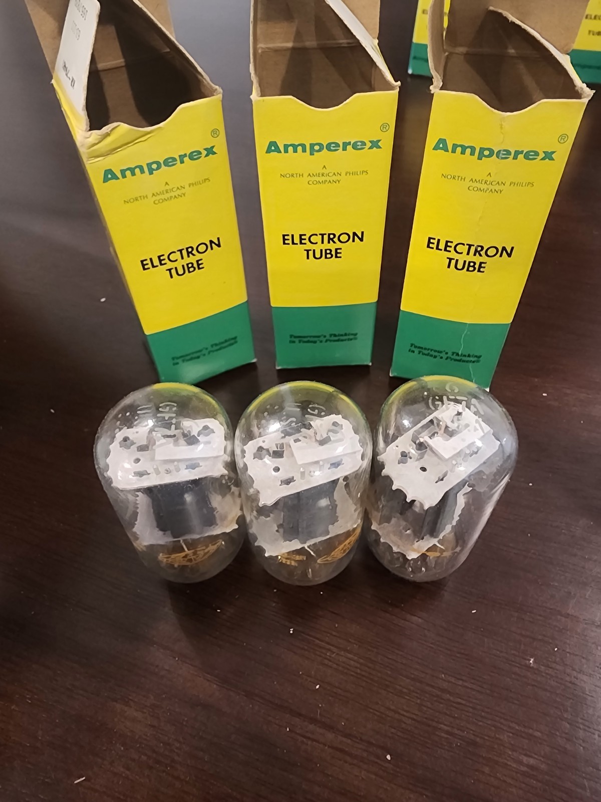Three (3) Vintage Amperex (6GF7A) Electron Tube (NOS – Untested)