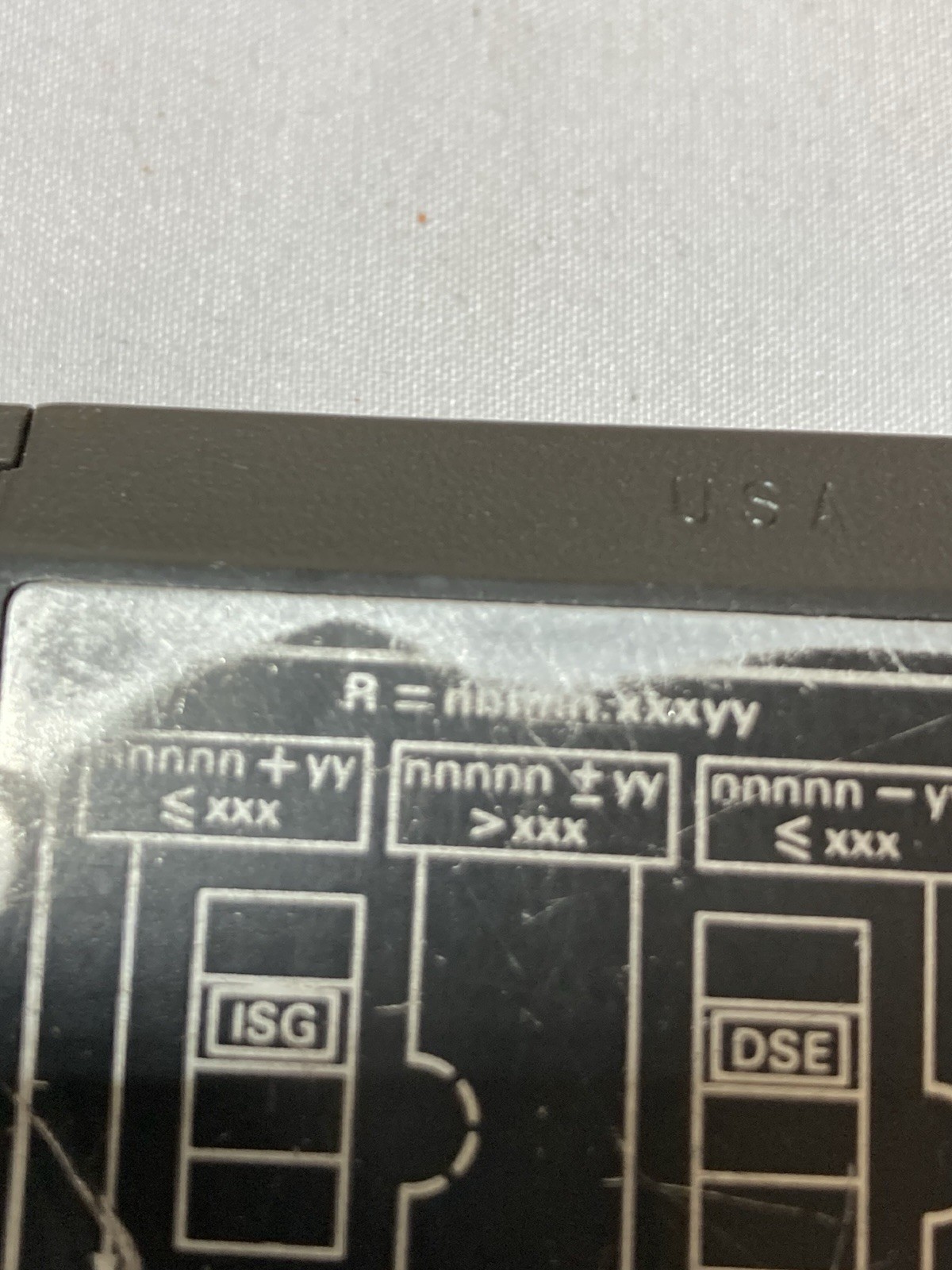 Vintage HP-15C Black Silver Portable Programmable Scientific Calculator