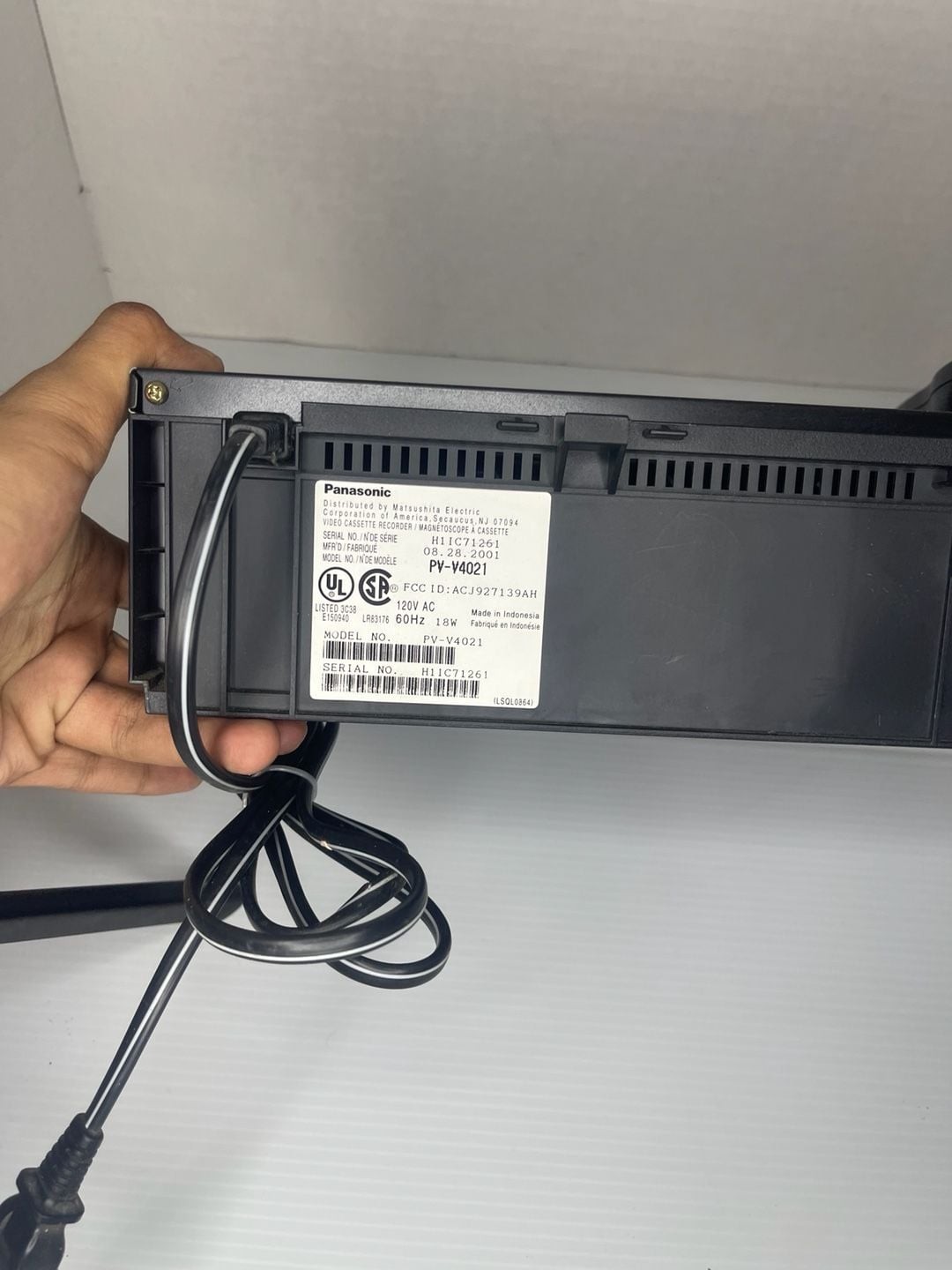 (Fully Works) Panasonic Omnivision 4-Head VHS VCR with Universal Remote