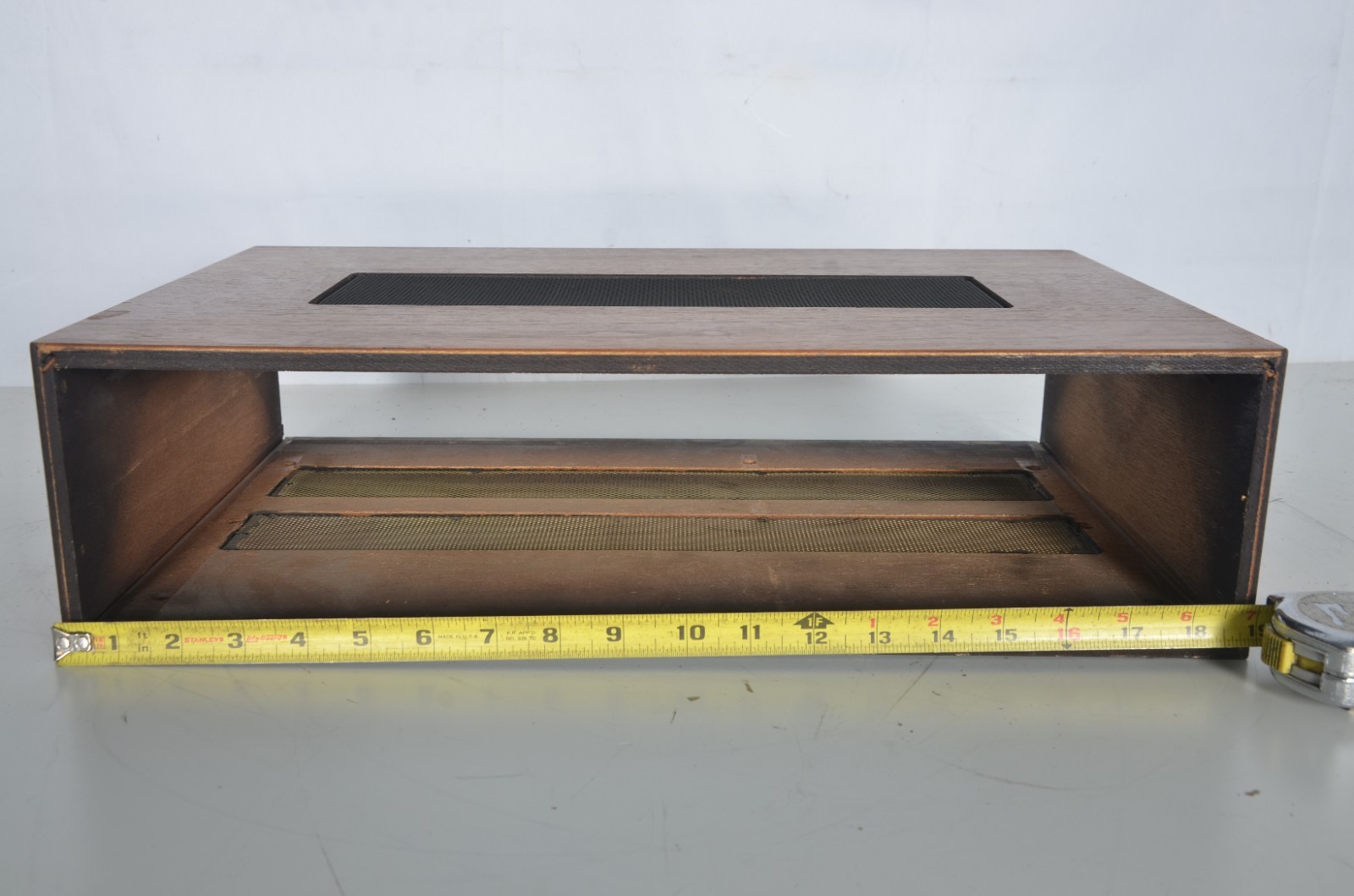 Wood Cabinet / Case for Stereo Receiver Realistic Fisher Marantz 19 X 5 x 12