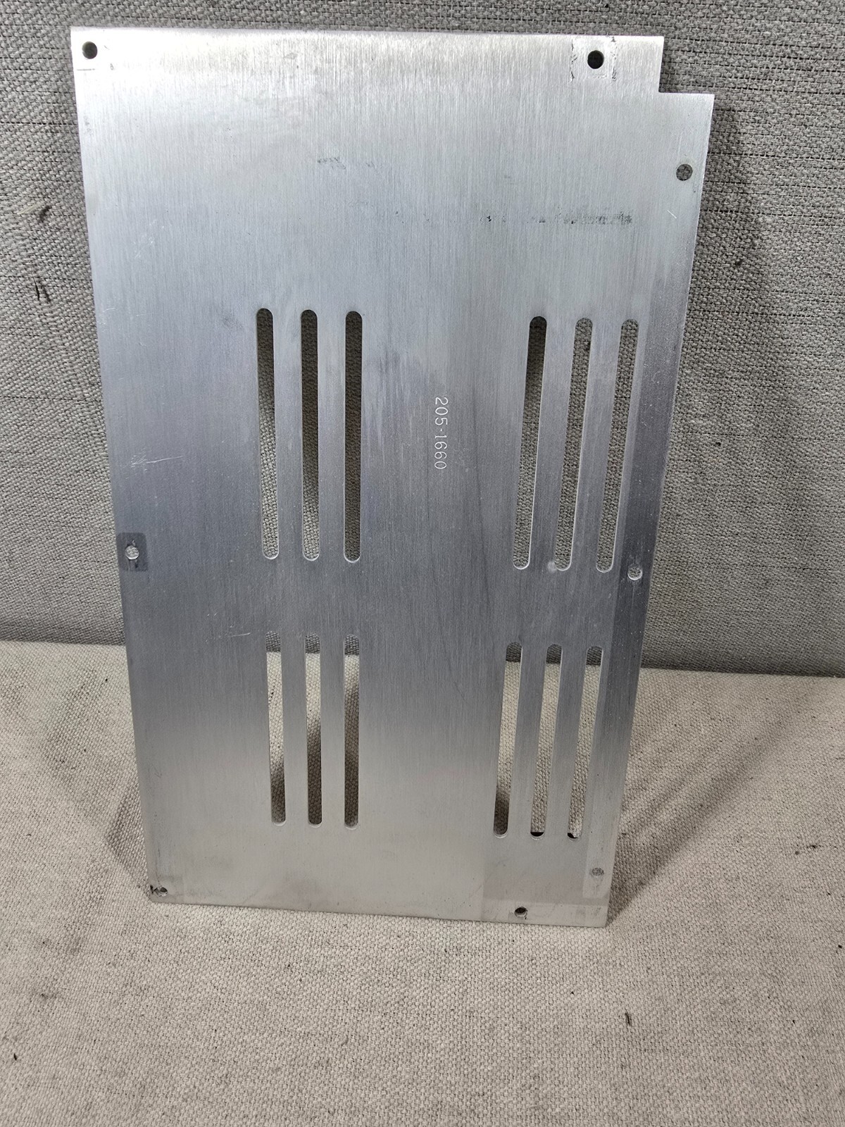 Heathkit AR-1515 Receiver Parts – Aluminum Case Bottom Panel (Smaller One)