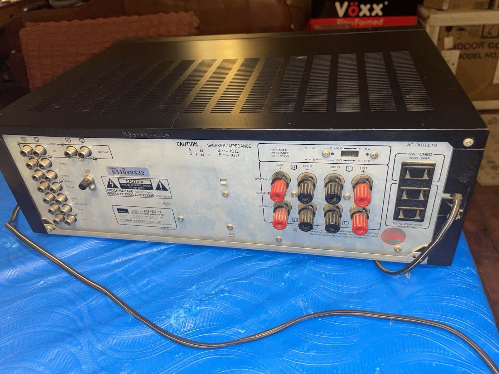 AU-D77X Sansui Integrated Amplifier