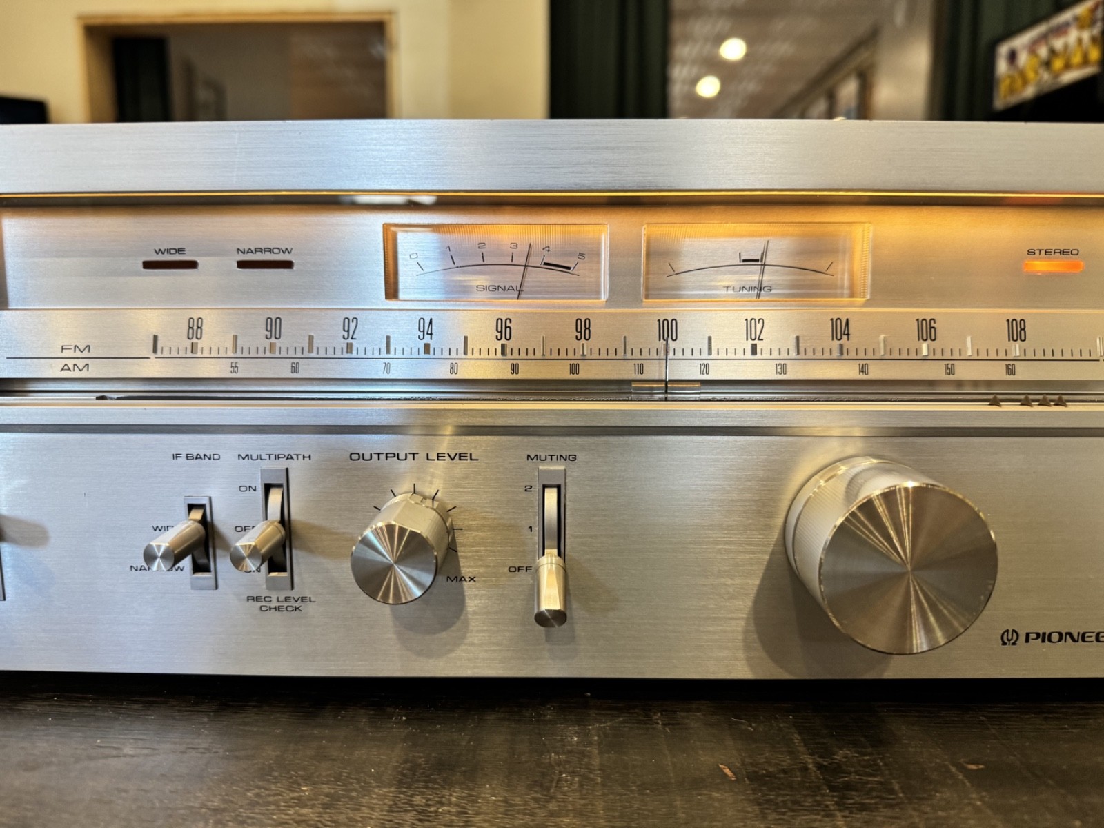 Pioneer TX-9500 II Stereo Tuner Vintage FM/AM Radio Silver Face Spec Series
