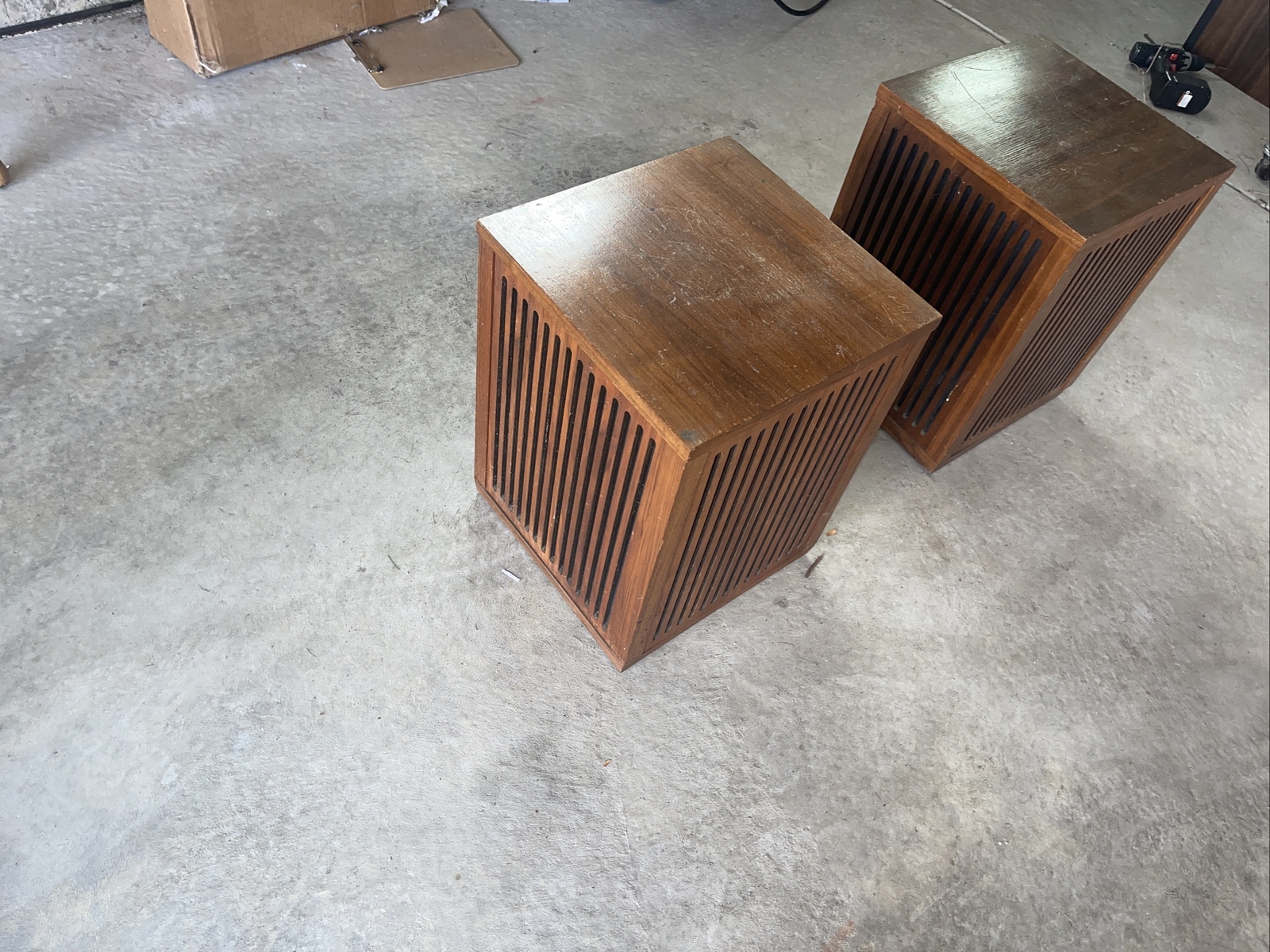 Vintage 1969 Realistic Optimus 4 Omni-Directional Speakers Rare