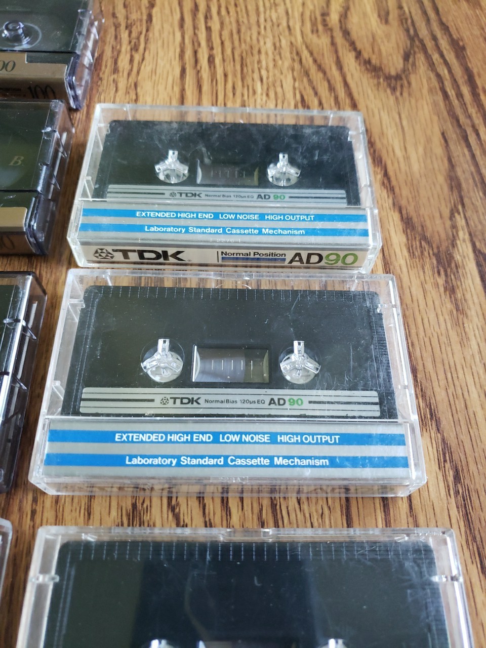 Lot Of 11 Gently Used Blank Cassette Tapes Maxell XLII, TDK AD90, TDK D90 VGC