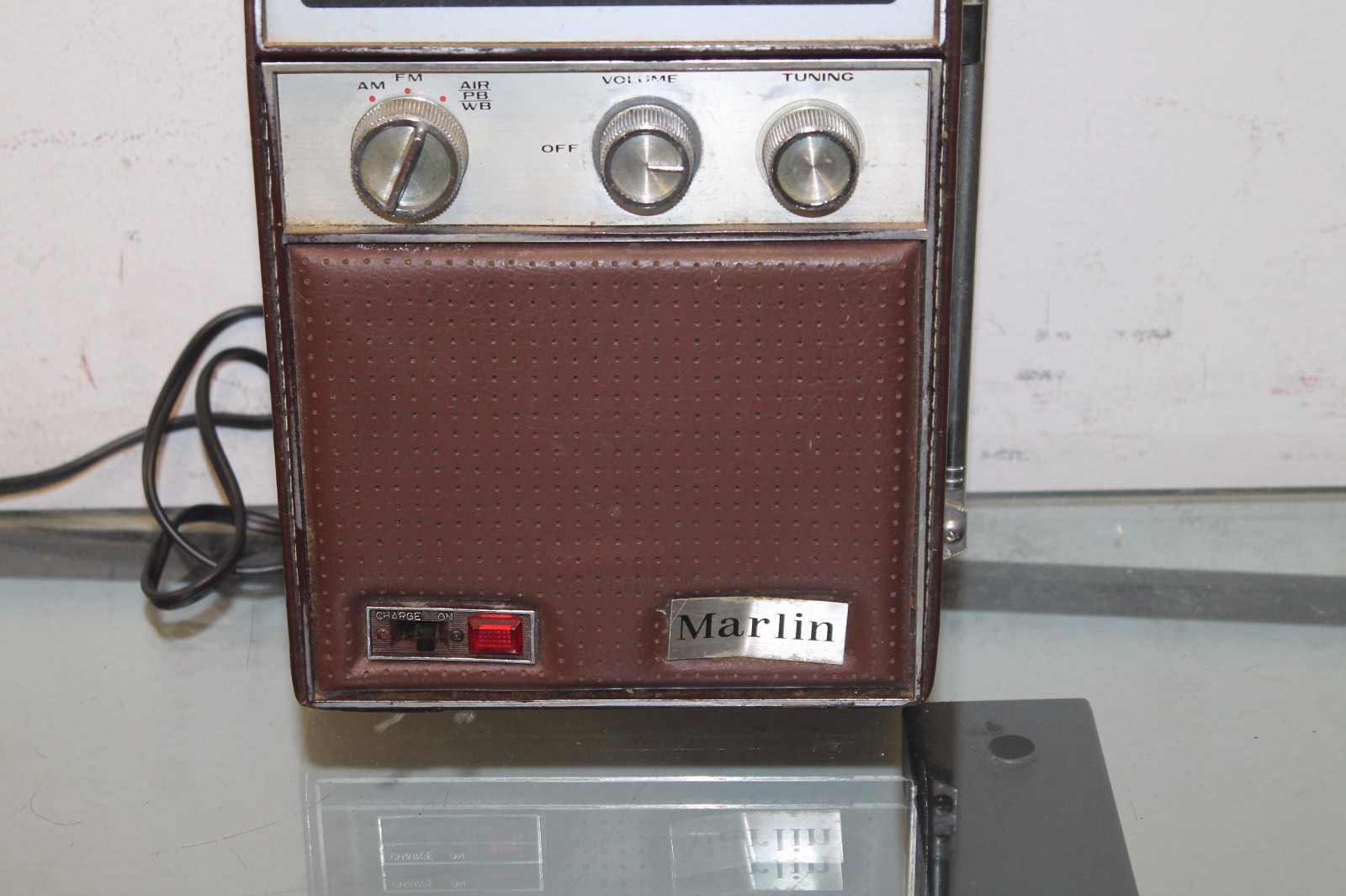 Vintage Marlin, Multi-Band, Battery, Electric Radio For Parts