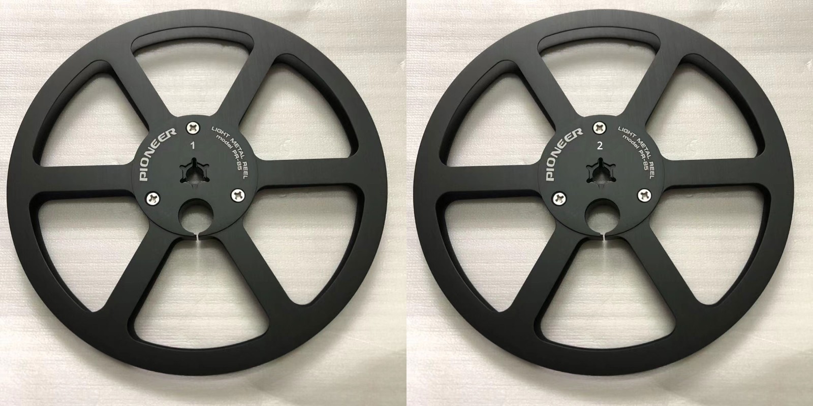 One Pair 7” Silver Pioneer Tape Reel For PR-100 PR-85 RT-909 707 tape recorder