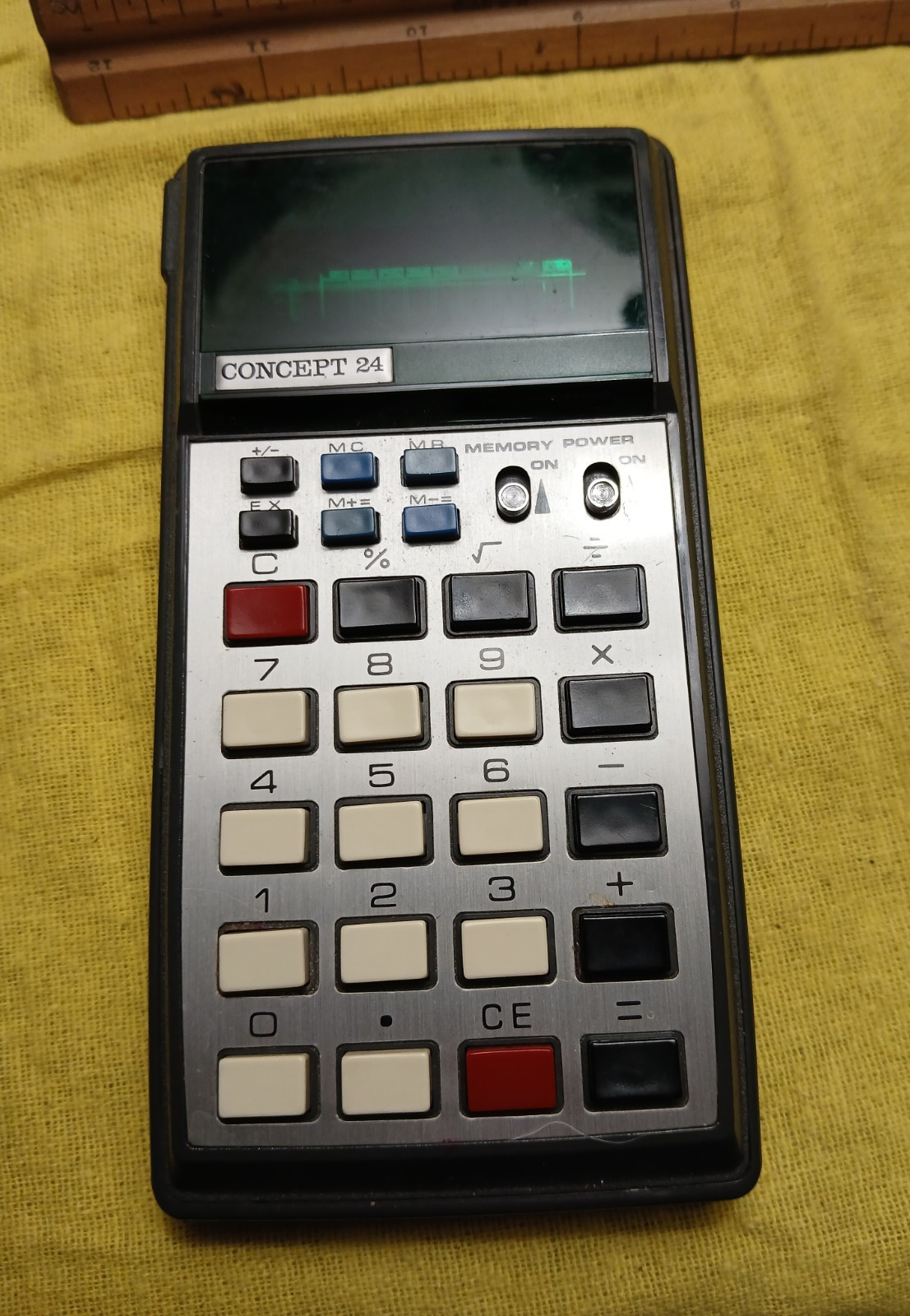 Concept 24 Vintage Electronic Calculator Made in Japan with Case