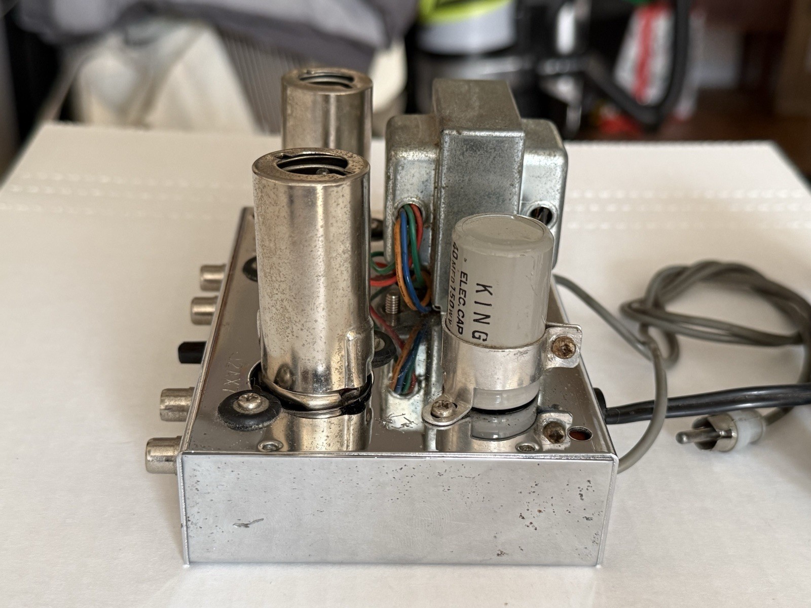 Olson AM-221 Tube Stereo Phono Pre Amplifier PreAmp. Tested And Working.