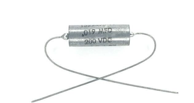 Cornell Dubilier .019 uF 200V PIO Oil filled Capacitor, 1963 Vintage, Priv label