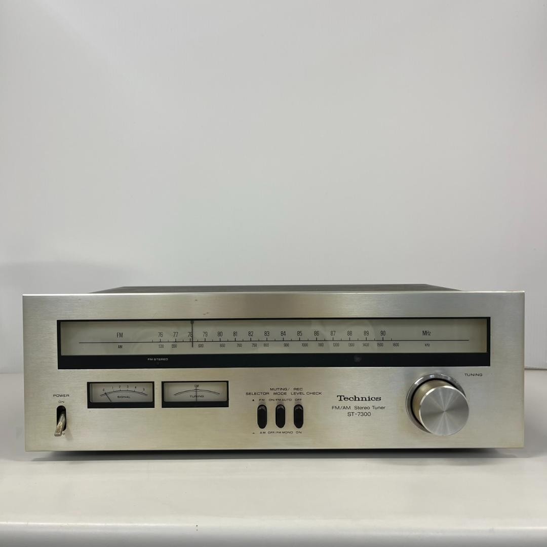 Technics SU-7700 ST-7300 Vintage Stereo Amplifier Tuner Silver Face Japan