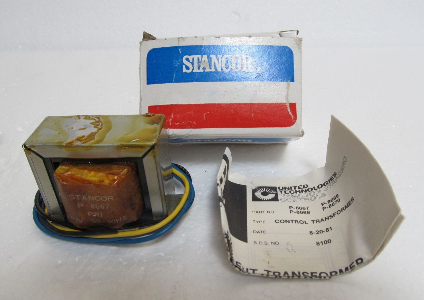 STANCOR P-8667 CONTROL TRANSFORMER 28 VOLTS 1 AMP – USA SELLER