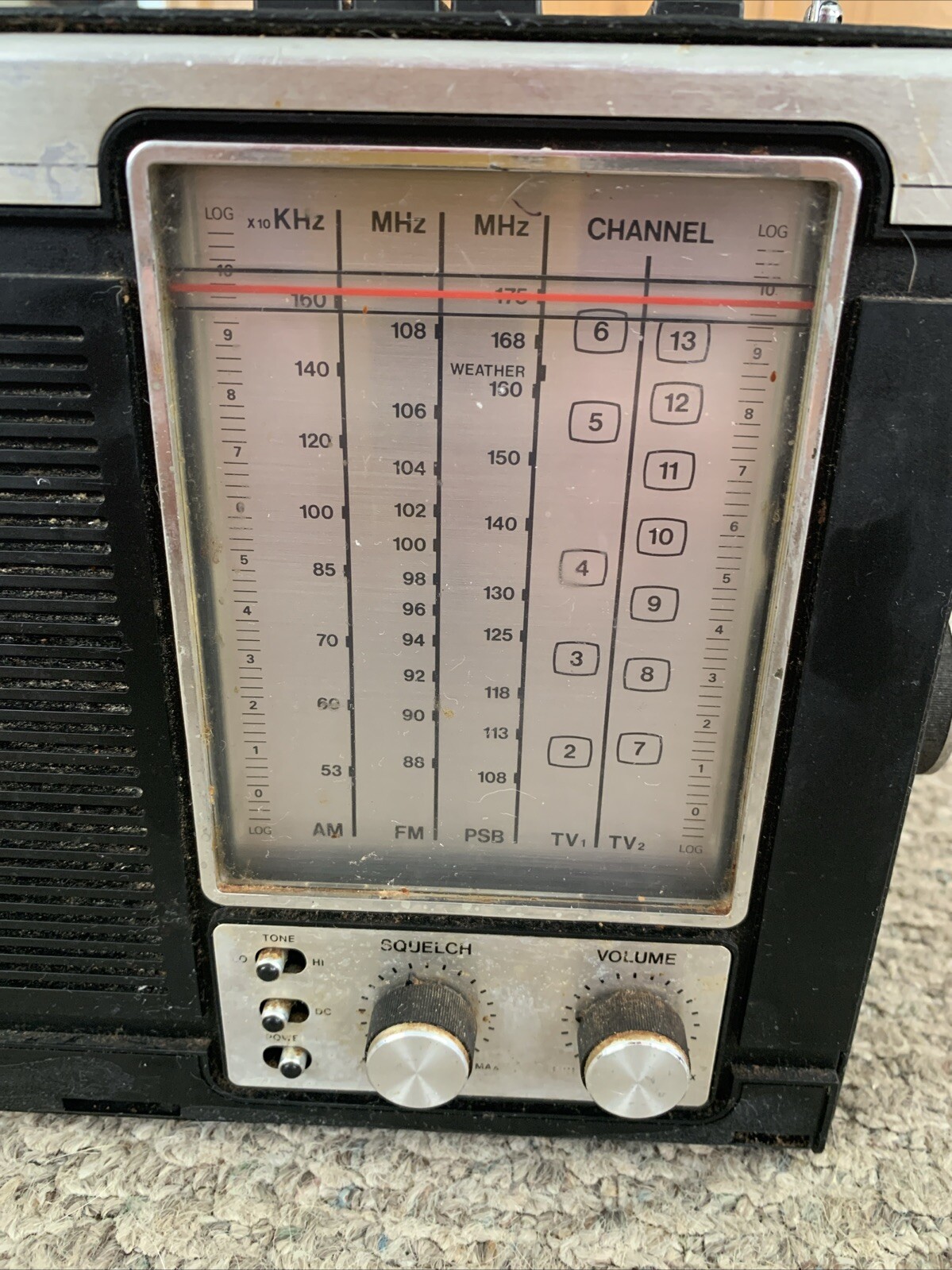 Vintage Sears Solid State/ Multi-Band Model #800.24270 800 Radio AM/FM/TV1/TV2/P