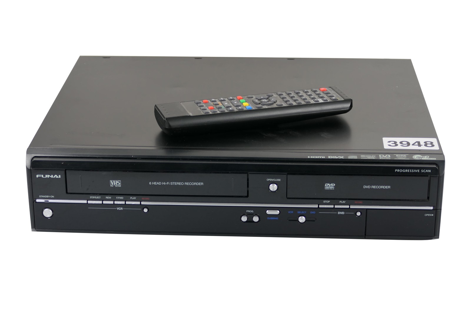 Funai WD6D-M100 – DVD & VHS recorder (VHS copy to DVD)