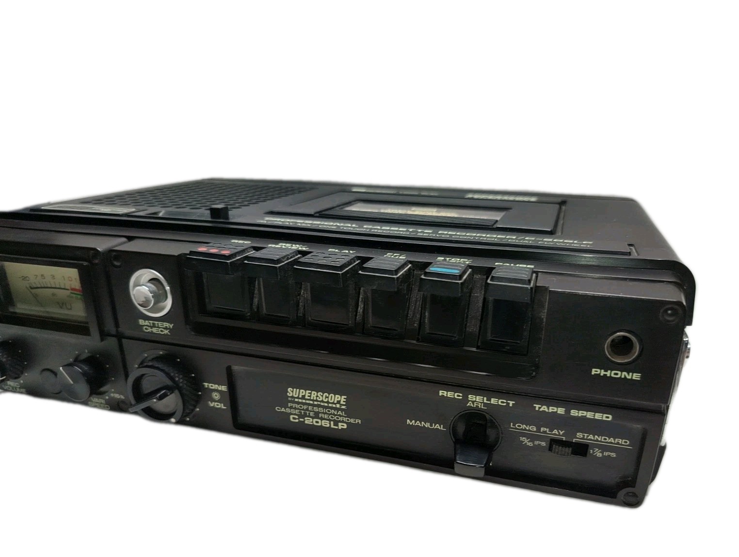Marantz Superscope Professional Cassette Recorder C-206LP – 2 Speed For Parts