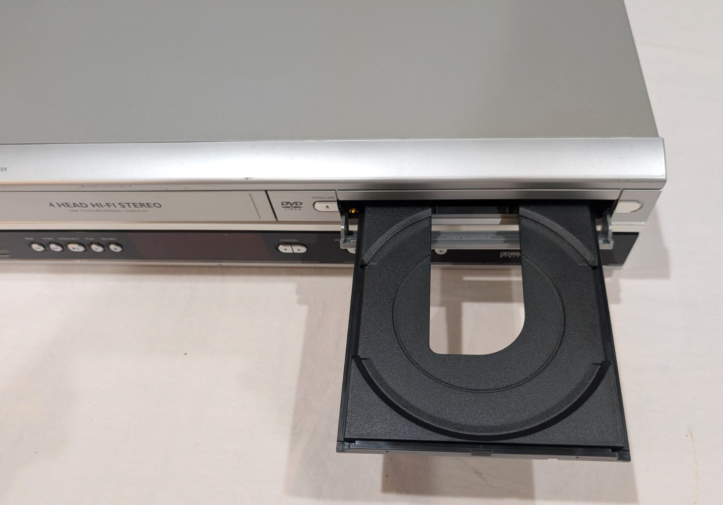 Philips DVP3050V DVD VCR Combo Player 4-Head VHS Tested & Working Ships Free
