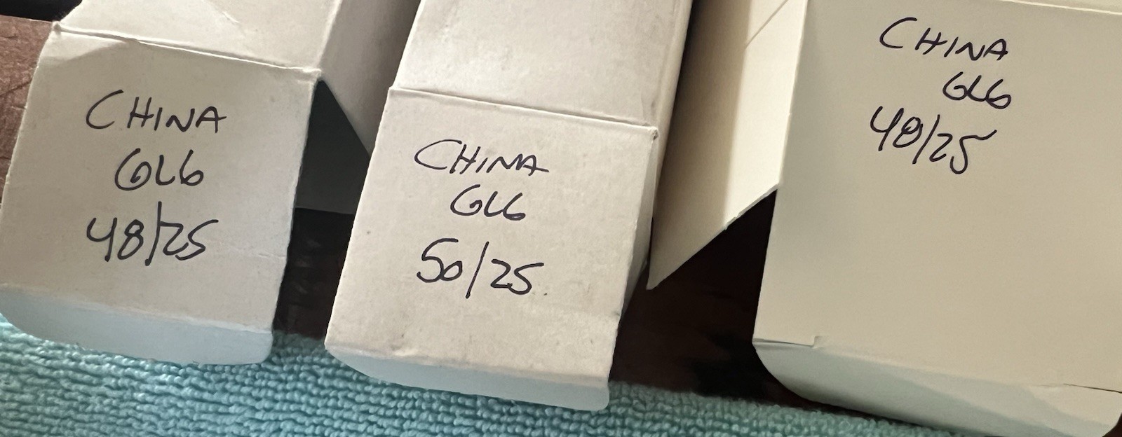 Lot of 4 Stenciled China ST 6L6 Tubes – Quad
