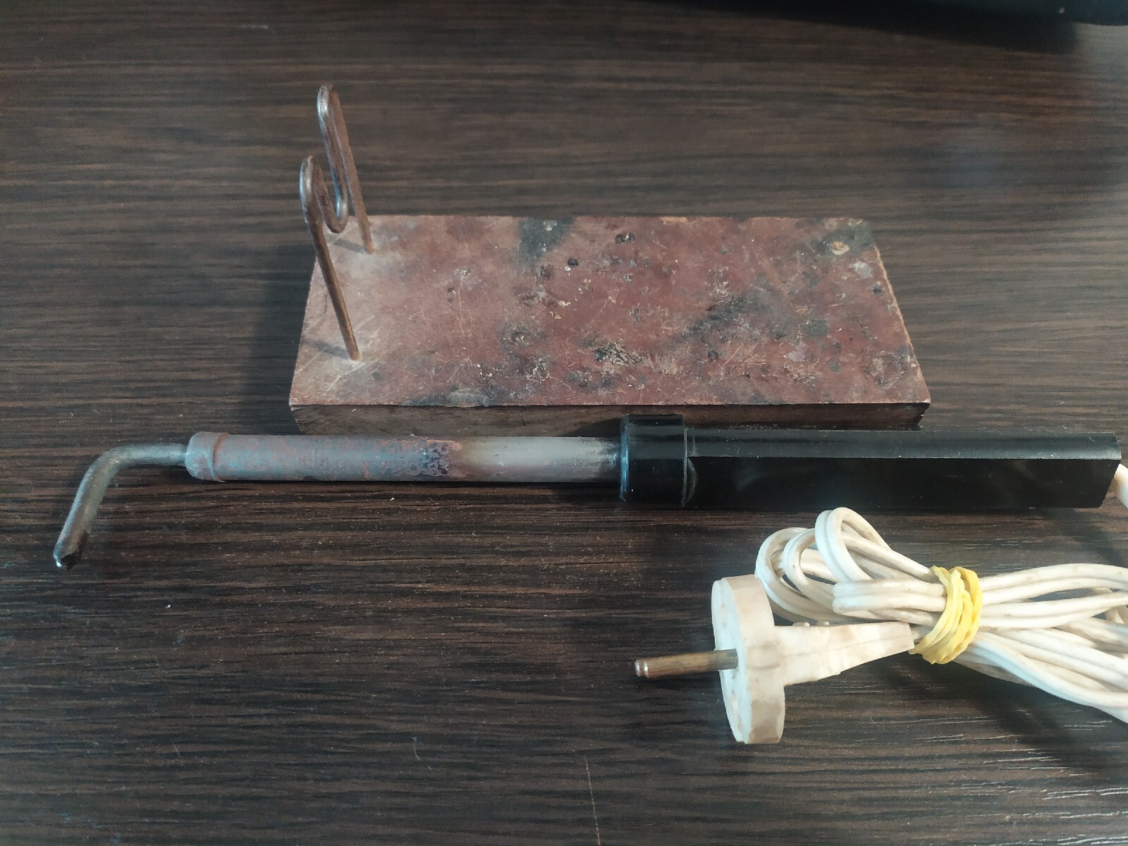 Soviet electric soldering iron. Working condition 1970-80 Made in USSR Vintage