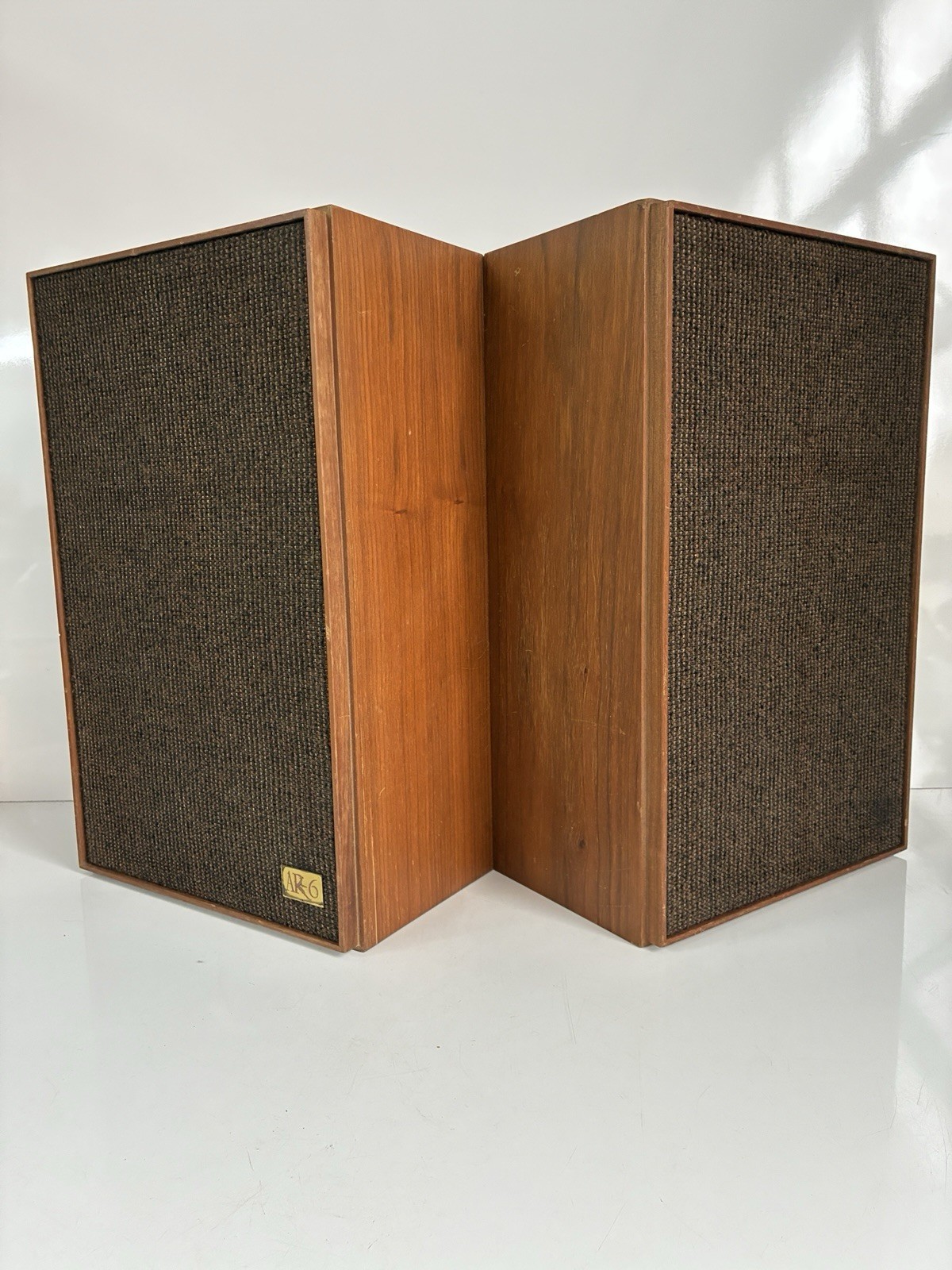 Acoustic Research AR-6 Suspension Loudspeaker System Speaker Pair Made In USA