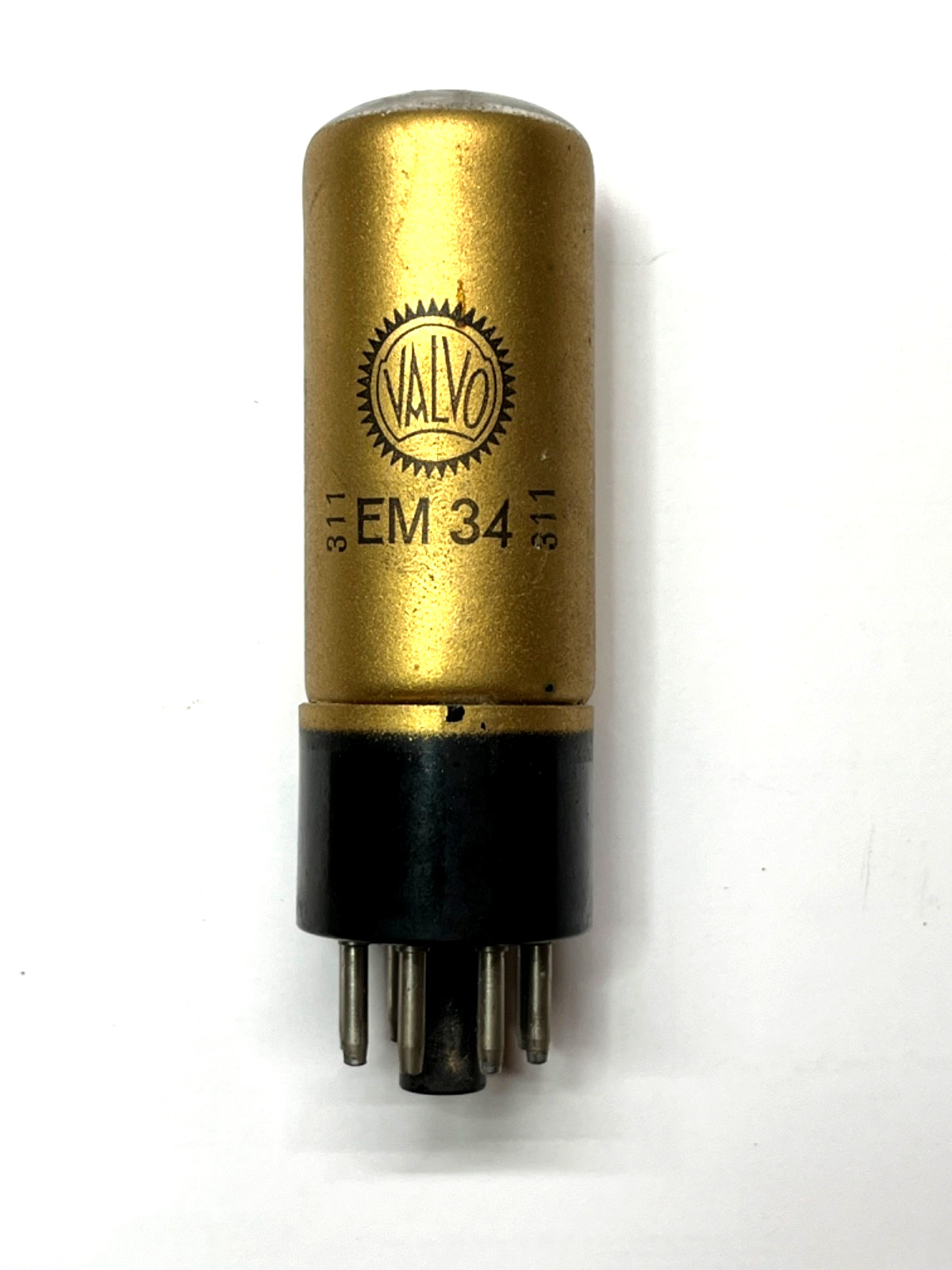 Valvo EM 34 “Magic Eye” tube. 65% Brightness. See Video
