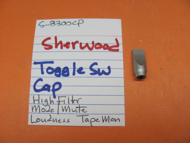 📈SHERWOOD TOGGLE SWITCH CAP MATTE SILVER S-8300 CP STEREO RECEIVER