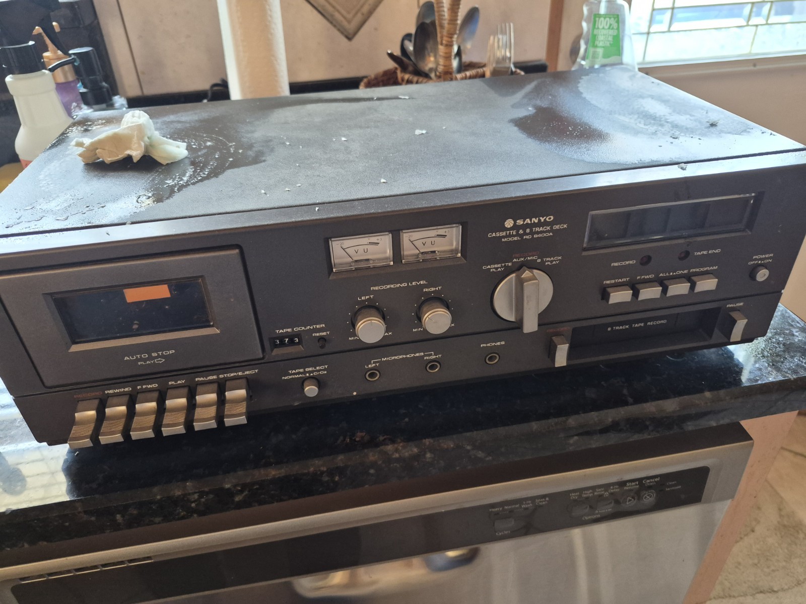 Sanyo RD-8400A Cassette & 8-Track Deck Player Recorder