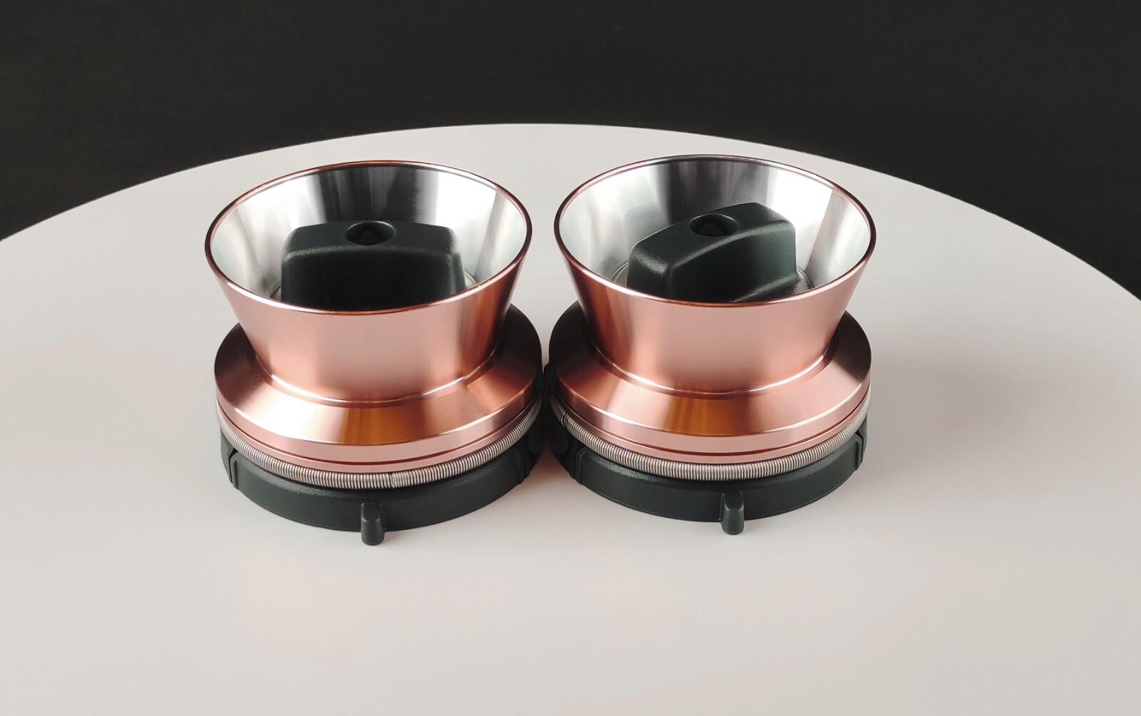 1 Pair Champagne Gold Nab Adapters for R2R Recorders Revox TASCAM Pioneer