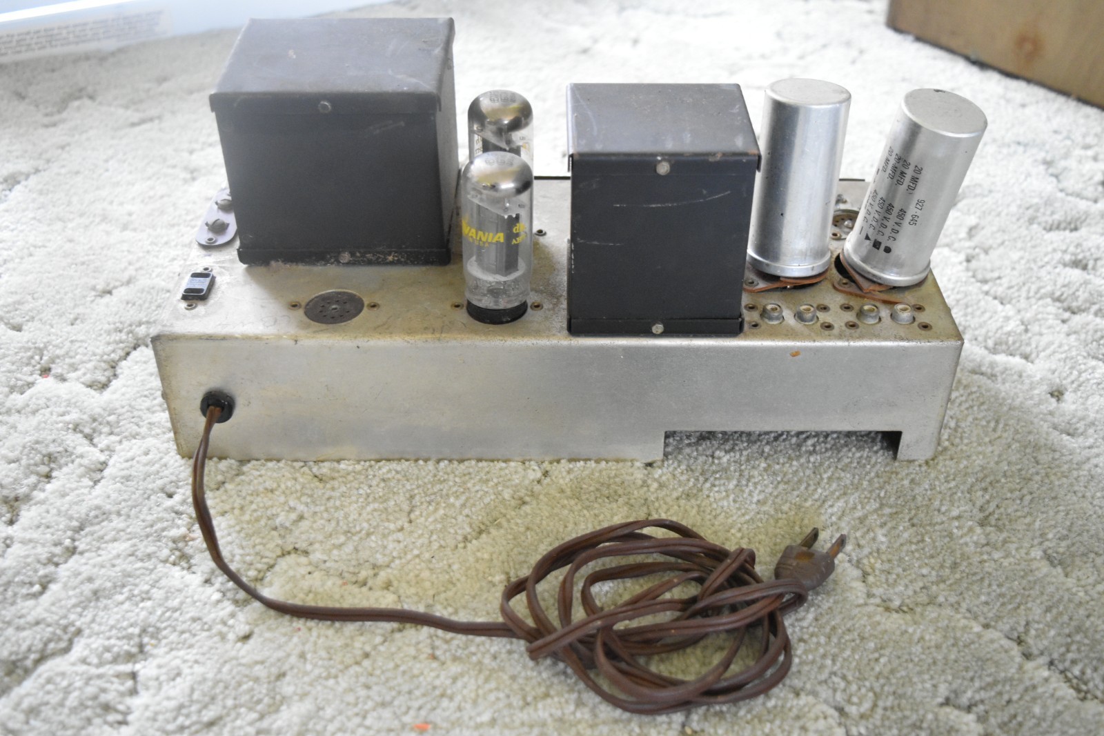 Vintage Liberty Phone High Fidelity Tube Amplifier – For Parts or Restoration