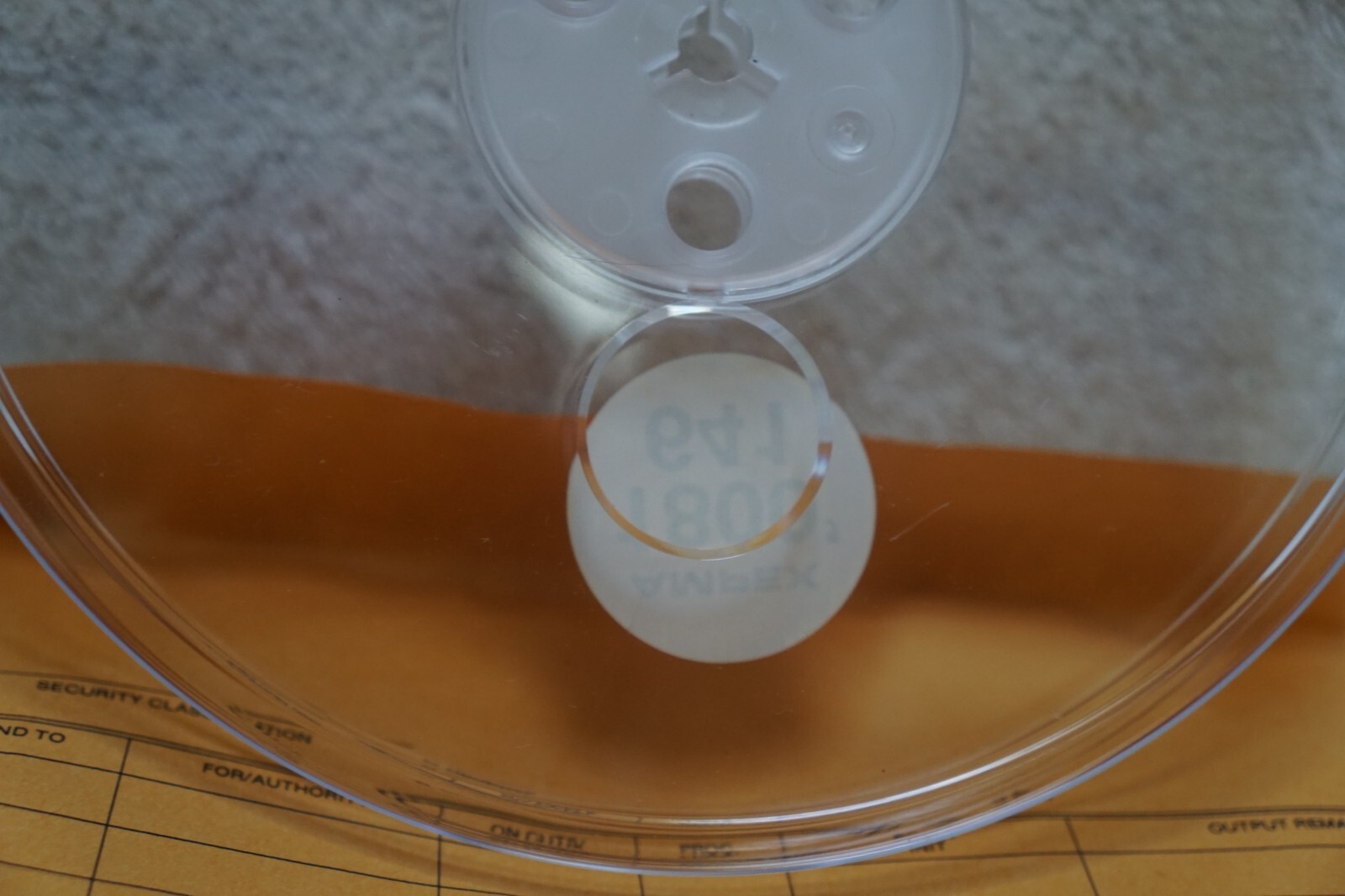 AMPEX 641 PLASTIC 7″ INCH REEL & ENVELOPE for 4-track 3.75 ips 7.5 ips NOS