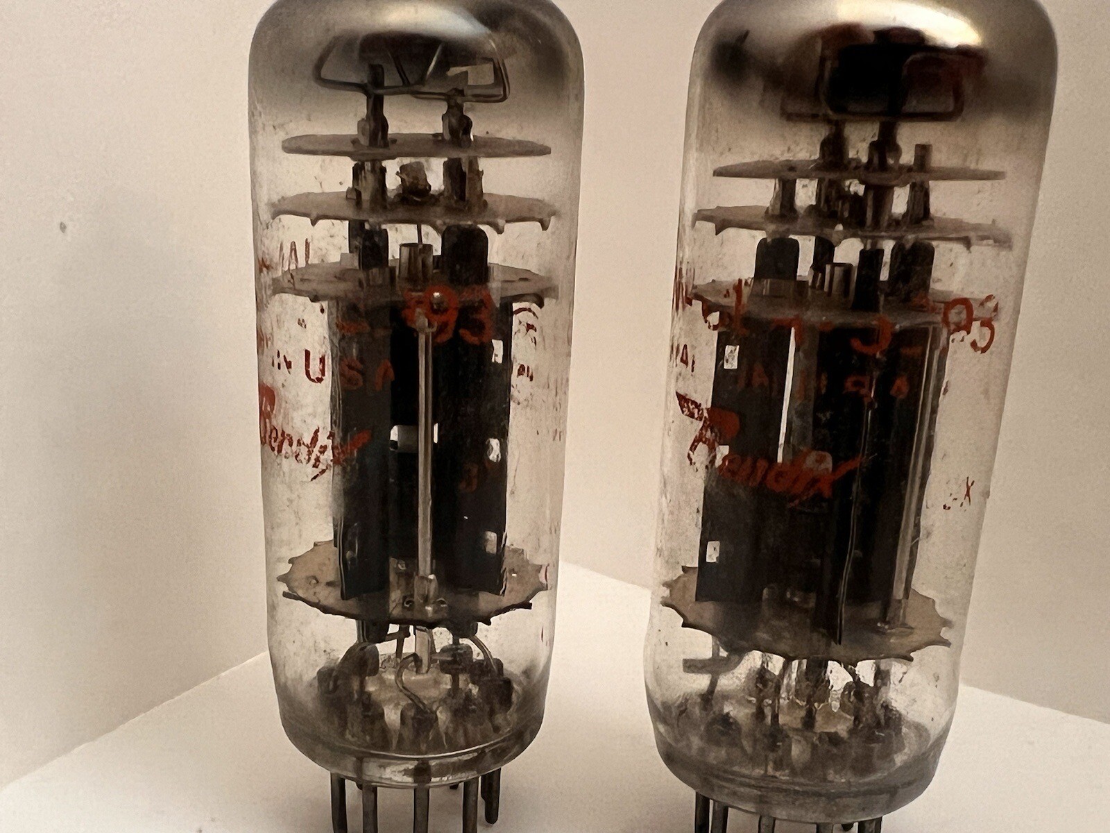 Pair Bendix 5993 TT-10 Rare SPECIAL Yellow Blue Tip (ultra low noise) Old Stock