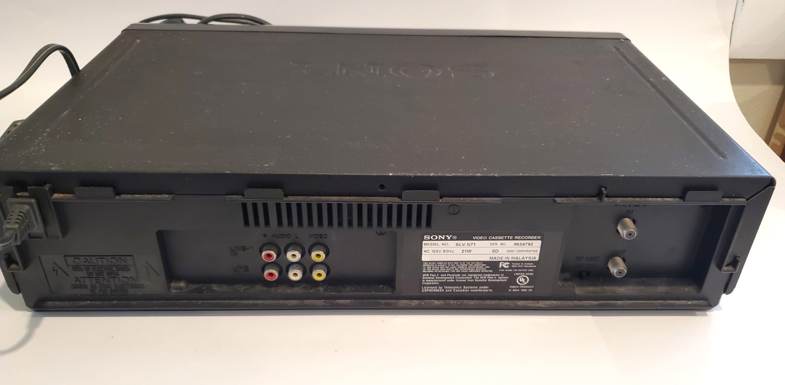 Sony SLV-N71 VCR 4 Head Hi-Fi Stereo VHS Player Recorder w/Remote Tested Works