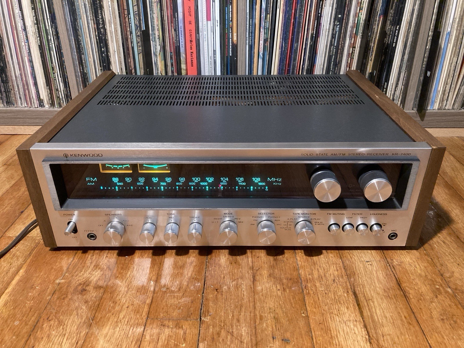 Serviced! Kenwood KR-7400 Vintage Stereo Receiver!