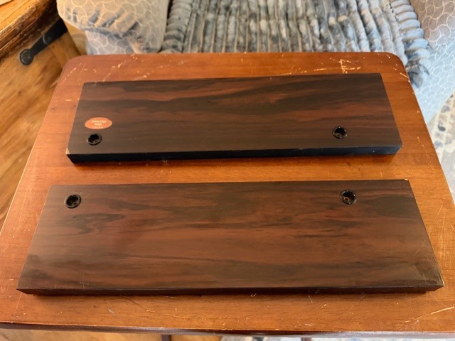 Sony ES Wood Side Panels 2 HOLES 2 METAL INSERTS 14.75″L X 4.25″H X 11/16″ W