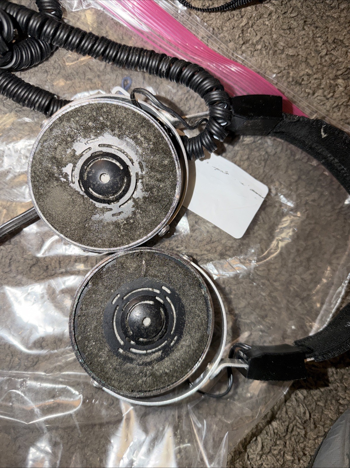 KOSS Professional Stereophones Stereo Headphones 1970s HV/1A Needs New Pads